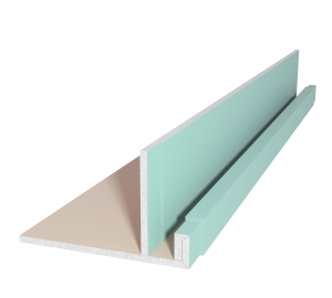 Półka sufitowa na oświetlenie LED z noskiem - zielona płyta P-FG019-Z