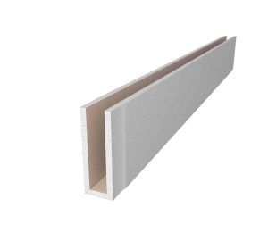 Osłona karnisza z profilu U55 P-FG08