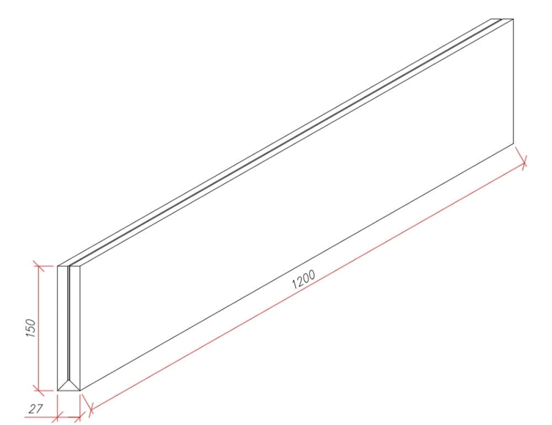 Gotowy element z płyty gipsowo-kartownoej (GK) - osłona karnisza - rysunek techniczny.jpg