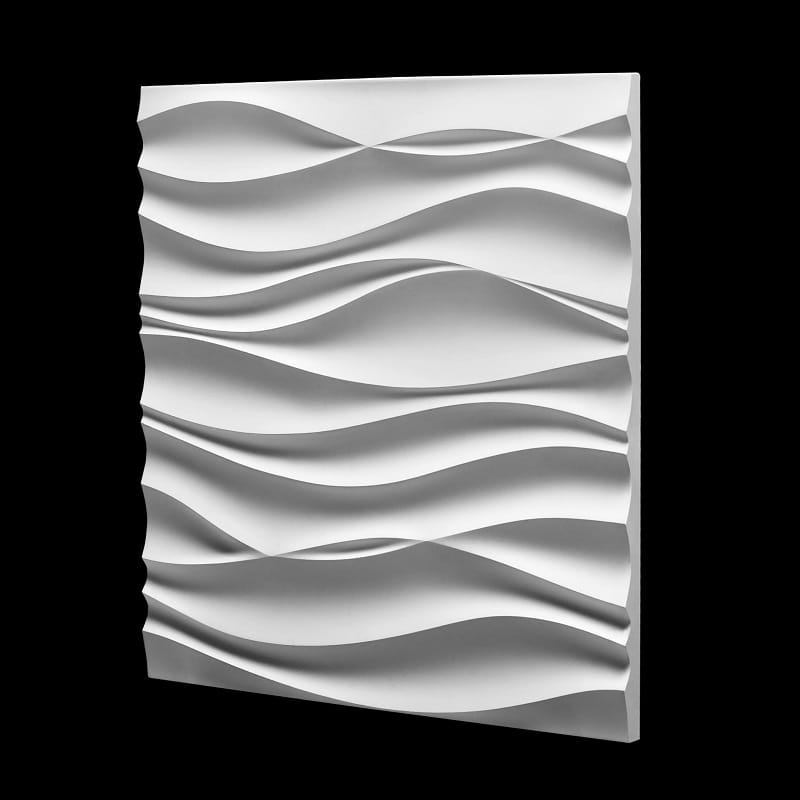 Dekoracyjny panel ścienny 3D z gipsu - model 11 - 50x50.jpg