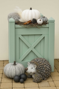 Donica ogrodowa kolor - pojedyncza skrzynia drewniana PREMIUM  