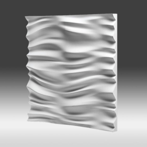 Dekoracyjny panel ścienny 3D z gipsu - model 2 T-23CA-69135SZ