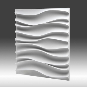 Dekoracyjny panel ścienny 3D z gipsu - model 1 T-94FE-2598BSZ