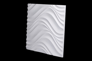 Dekoracyjny panel ścienny 3D z gipsu - model 12 T-58F8-975AB-1SZ