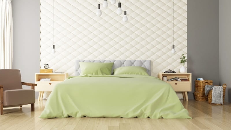 Dekoracyjny panel ścienny 3D z gipsu - model 4 - wizualizacja i inspiracja sypialnia (4).jpg