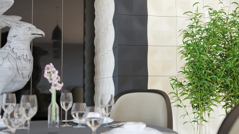 Dekoracyjny panel ścienny 3D z gipsu - model 5 - wizualizacja i inspiracja salon (2).jpg