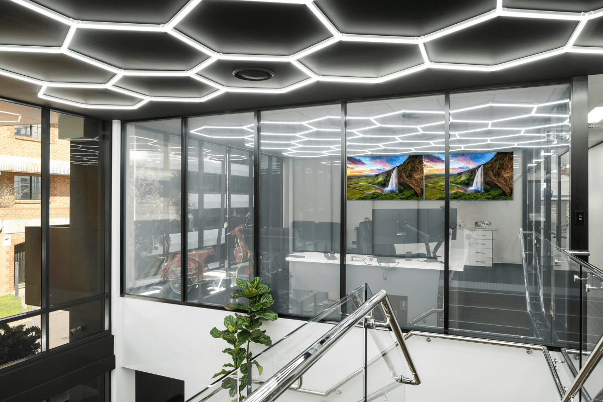 sufit podwieszany LED 